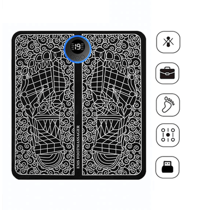 Total Vibration Foot Massager with EMS & Adjustable Intensity