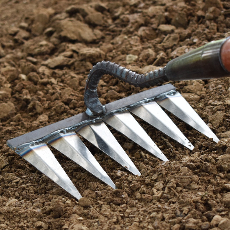 Durable Iron Weeding Rake – Garden Tool