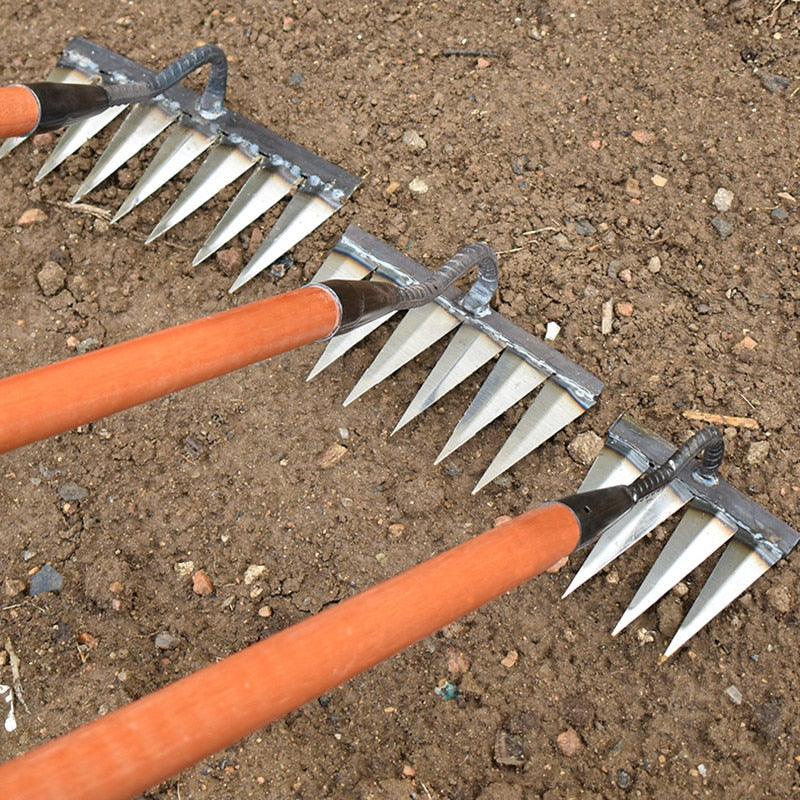 Durable Iron Weeding Rake – Garden Tool
