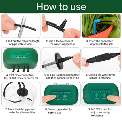 Solar Drip Irrigation Kit for Eco-friendly Automatic Watering